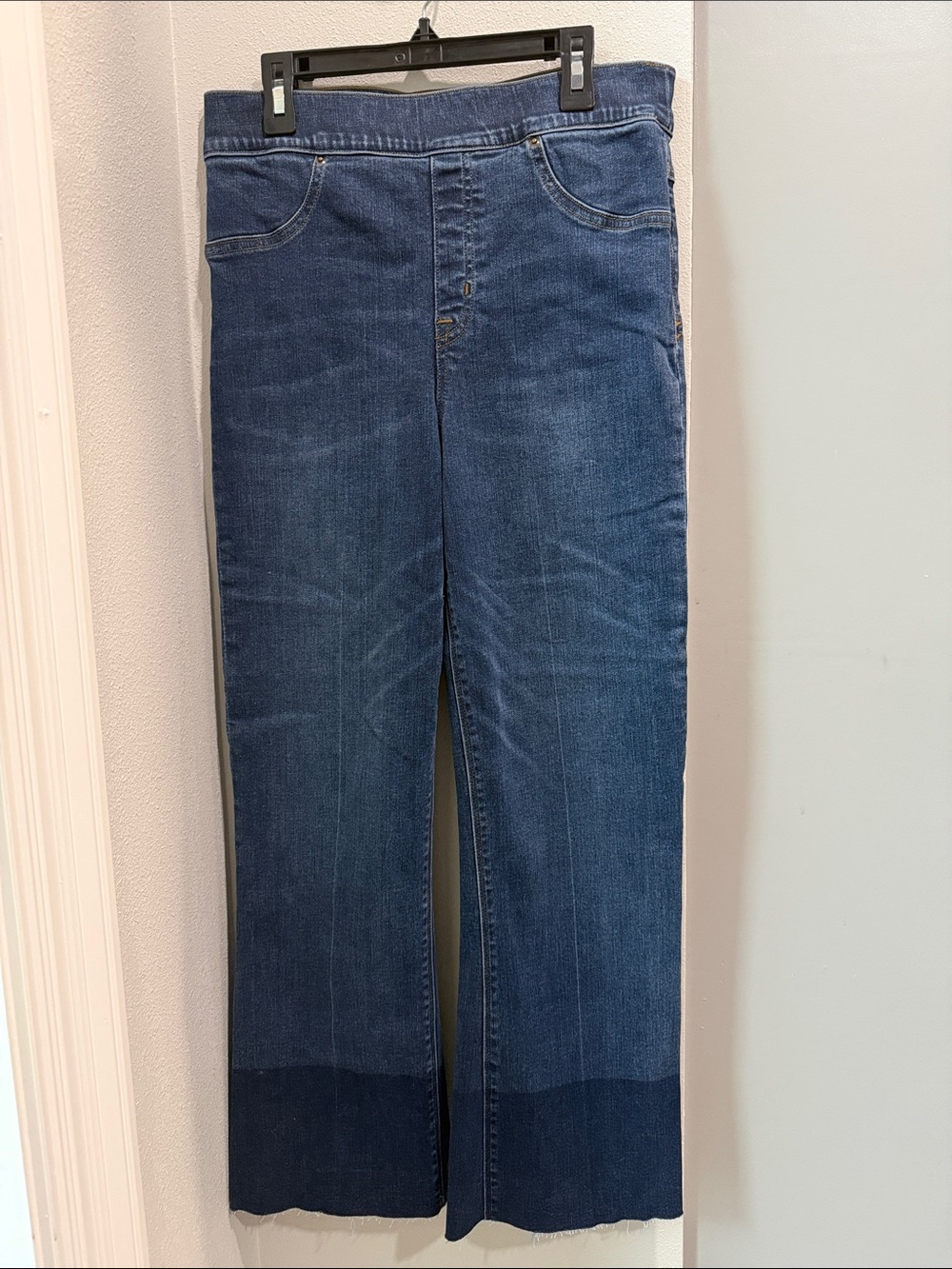 Spanx Classic Straight-Leg Dark Wash Jeans